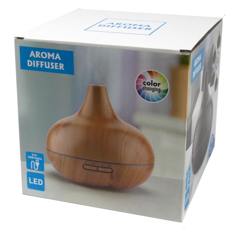 Santorini Doftspridare - Skaleffekt - USB - Ändrar Färg - Timer