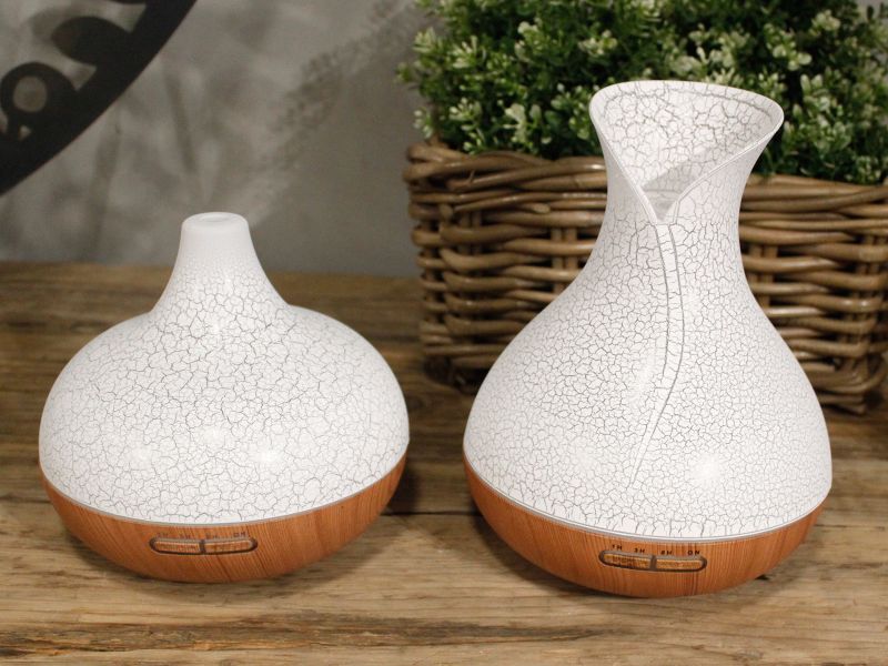 Santorini Doftspridare - Skaleffekt - USB - Ändrar Färg - Timer