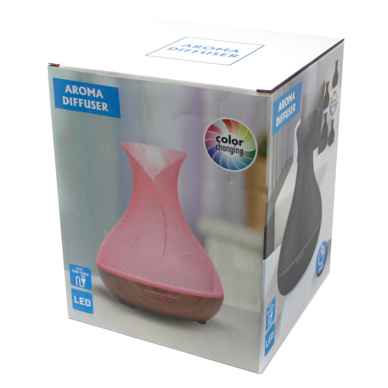 Palma Doftspridare - Skaleffekt - USB - Ändrar Färg - Timer