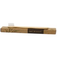 Tandborste av Bambu - Vit - Familjepaket - Medium
