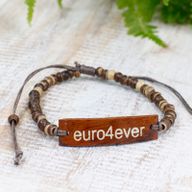 Kokosarmband med Slogan - Euro4Ever