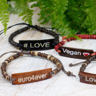 Kokosarmband med Slogan - Euro4Ever