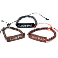 Kokosarmband med Slogan - LoveAll