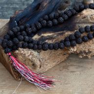 108 Rudraksha Mala - Mörk