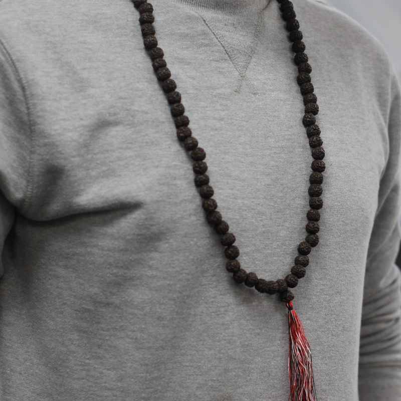 108 Rudraksha Mala - Mörk