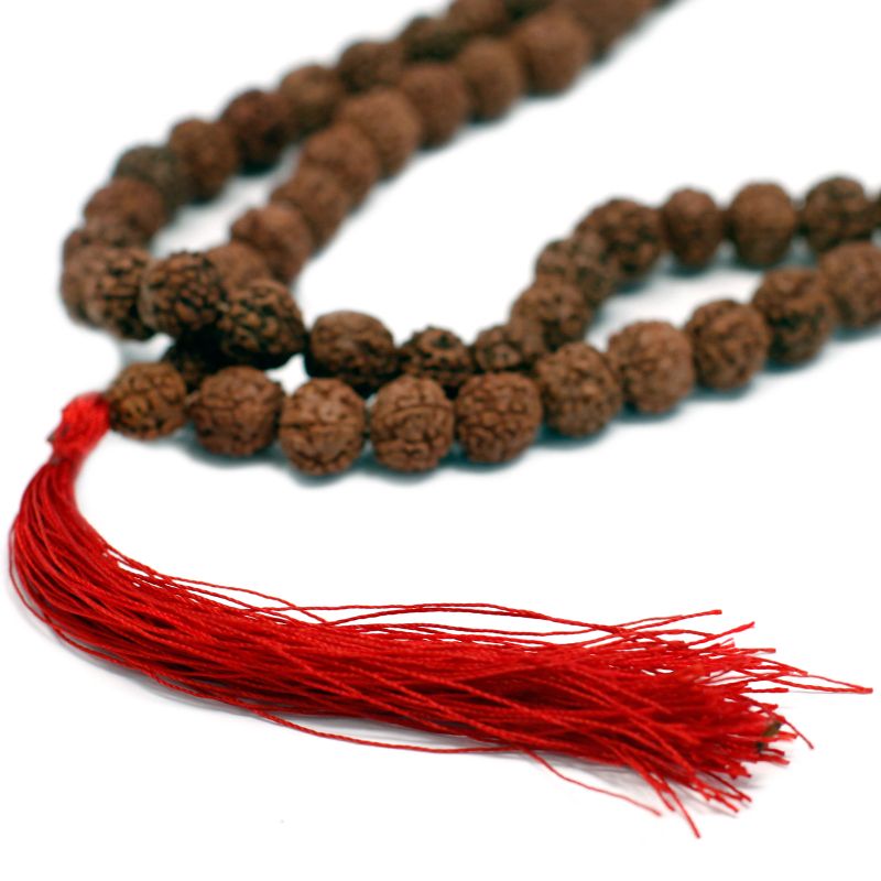 108 Rudraksha Mala - Brun