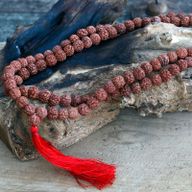 108 Rudraksha Mala - Brun