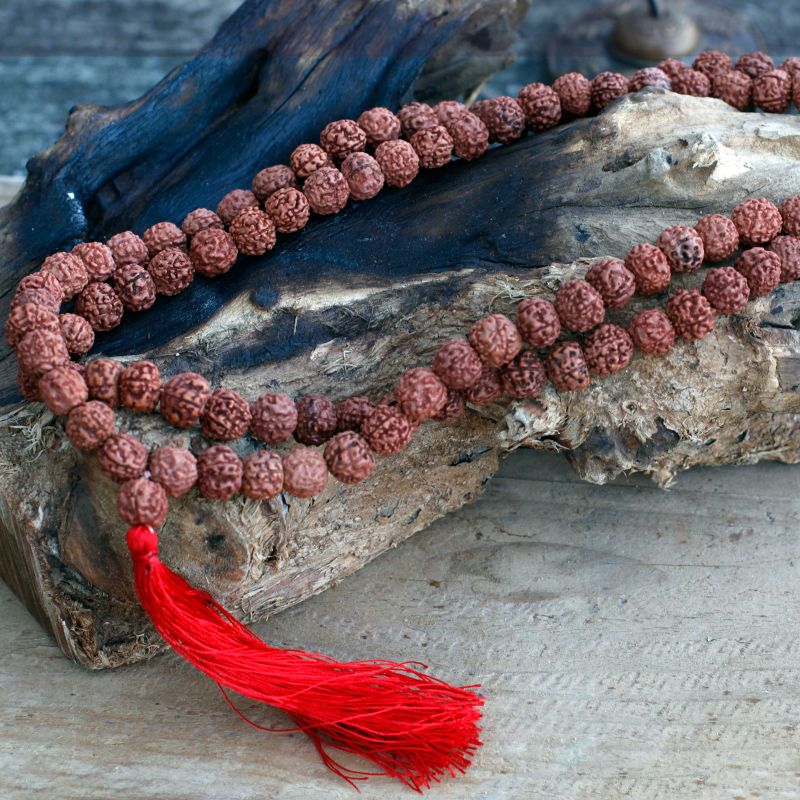 108 Rudraksha Mala - Brun