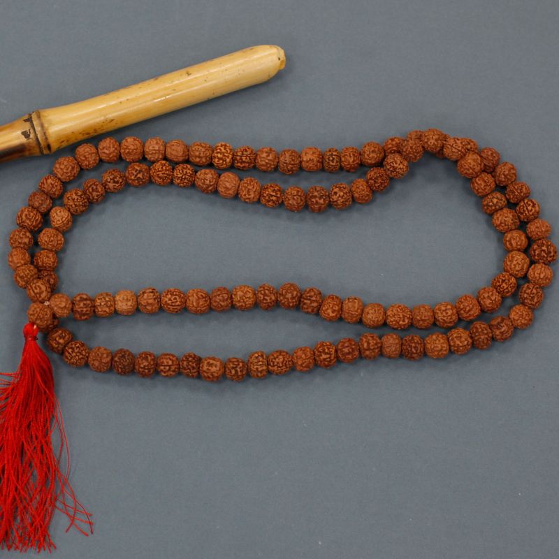 108 Rudraksha Mala - Brun