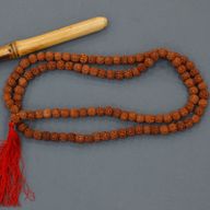 108 Rudraksha Mala - Brun