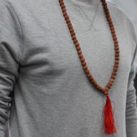 108 Rudraksha Mala - Brun