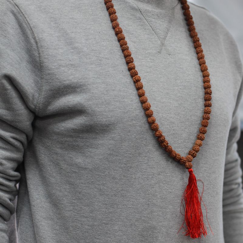 108 Rudraksha Mala - Brun