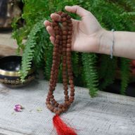 108 Rudraksha Mala - Brun