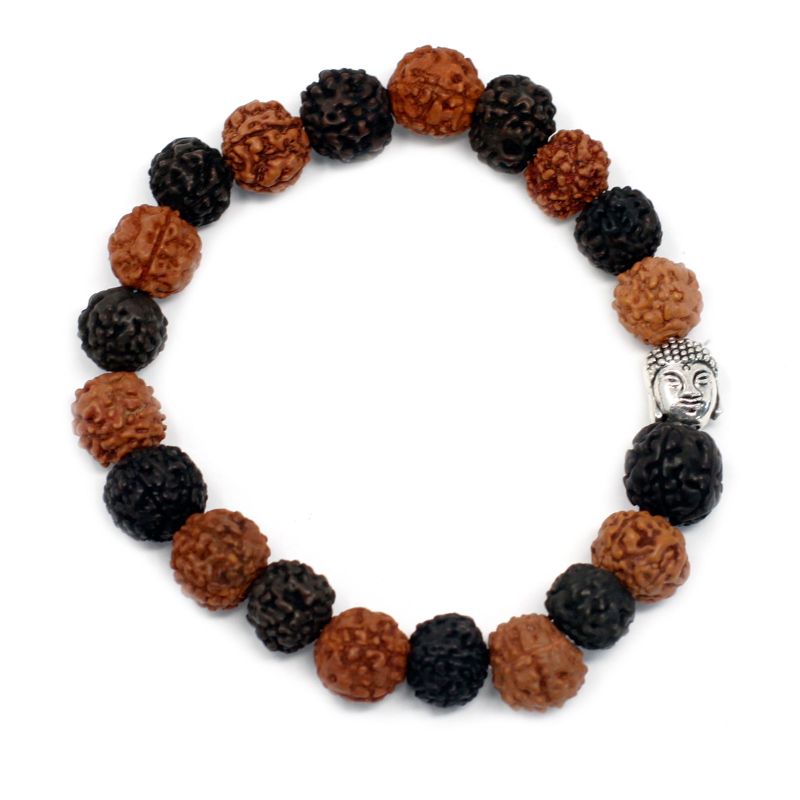 Rudraksha Buddha Mala Armband - Mix