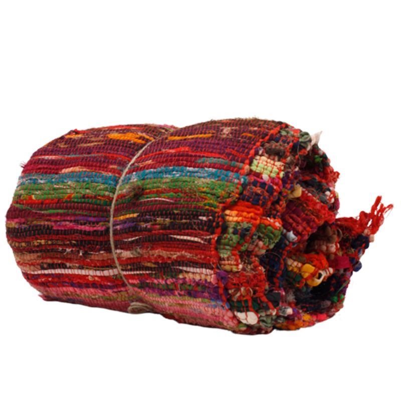 150 x 90cm Lyxig Trasmatta - Röd
