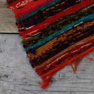 152 x 90cm Lyxig Trasmatta - Orange
