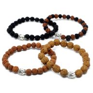 Diverse Rudraksha Buddha Armband