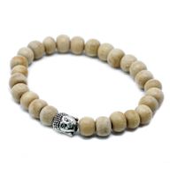 Armband med Doftande Sandelpärlor & Buddha
