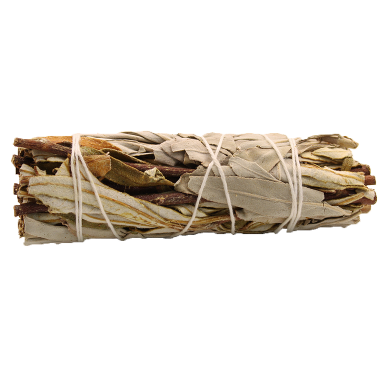 Smudge Stick - Vit Salvia & Pepparmynta 10 cm