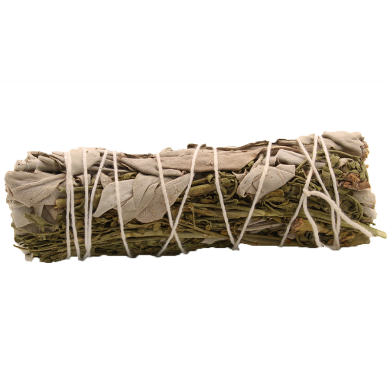 Smudge Stick - Vit Salvia & Vinruta 10 cm