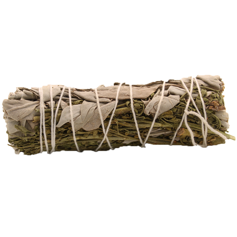Smudge Stick - Vit Salvia & Vinruta 10 cm