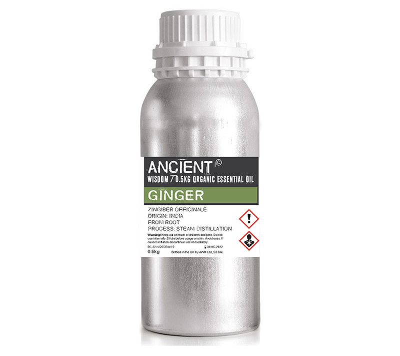 Ingefära Ekologisk Eterisk Olja  0.5kg