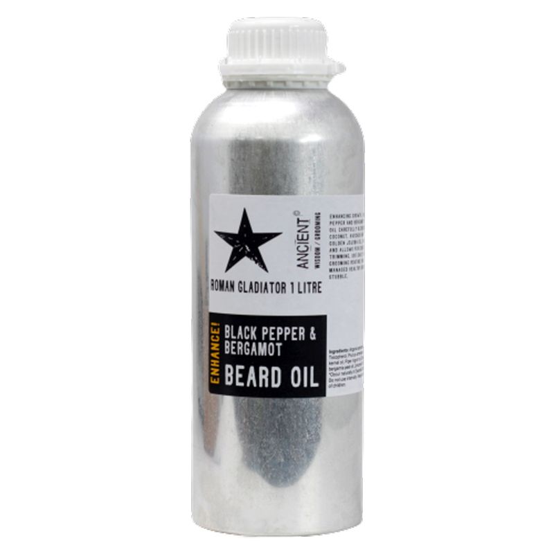 1 Liter Skäggolja - Romersk Gladiator - Förbättra!