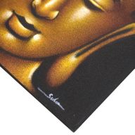 Buddhatavla - Guld med Sand-detalj