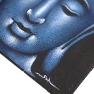 Buddhatavla - Blå med Sand-detalj