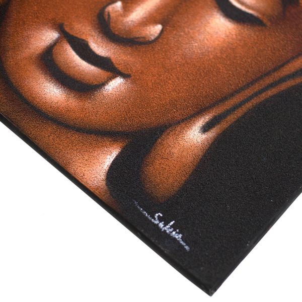 Buddhatavla - Koppar med Sand-detalj