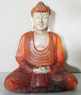 Handsnidad Buddhastaty - 30cm Meditation