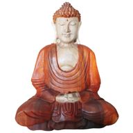 Handsnidad Buddhastaty - 30cm Meditation
