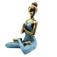 Yogadam Figur -  Brons & Turkos 24cm
