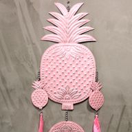 Väggdekor i Aluminium - Ananas