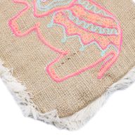 Fransväska - Elefant Broderi