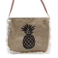 Fransväska - Ananas Tryck