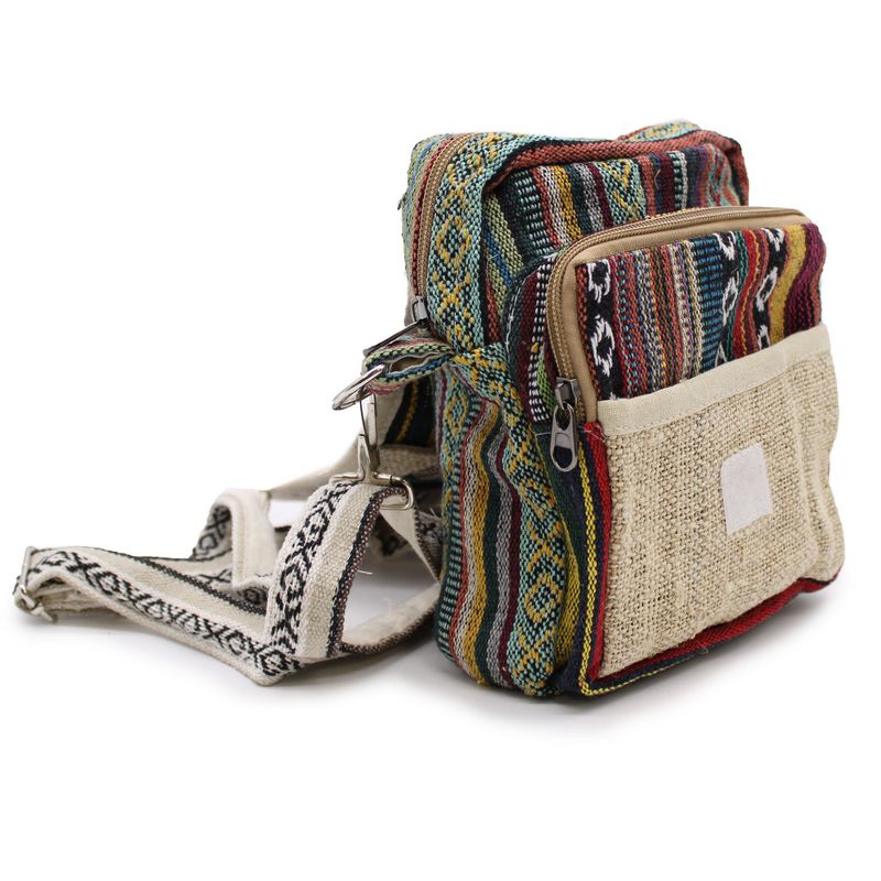 Cross-body Naturlig Väska av Hampa & Jhari