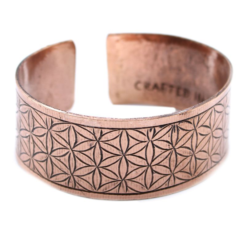 Tibetanskt Armband av Koppar - Livets Blomma