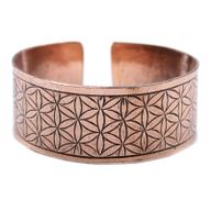 Tibetanskt Armband av Koppar - Livets Blomma