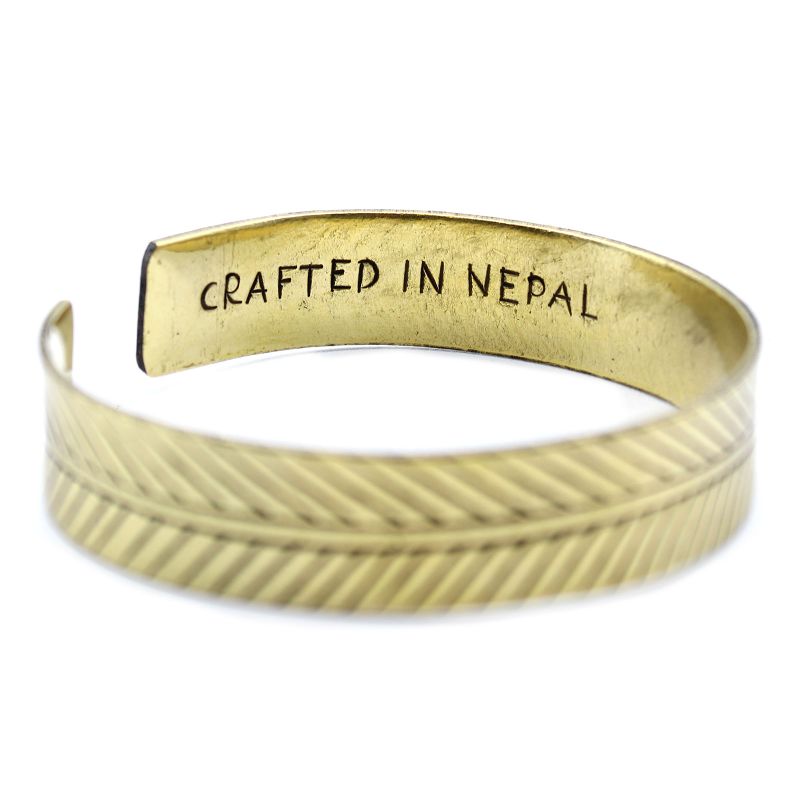 Tibetanskt Armband av Mässing - Brett Stamblad
