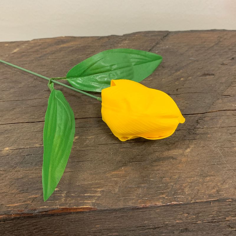 Tvålblommor till Hantverk - Mellanstor Tulpan - Gul