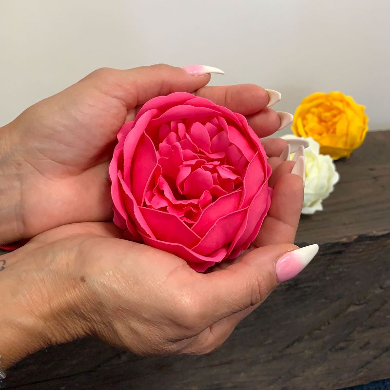 Tvålblommor till Hantverk - Extra Stor Pion - Röd
