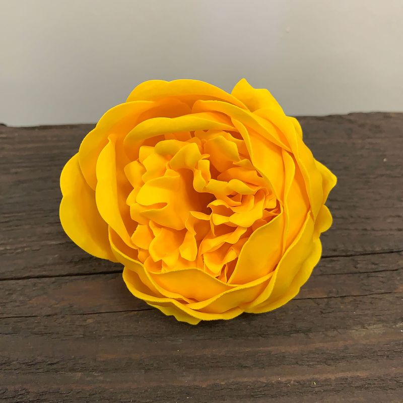 Tvålblommor till Hantverk - Extra Stor Pion - Gul