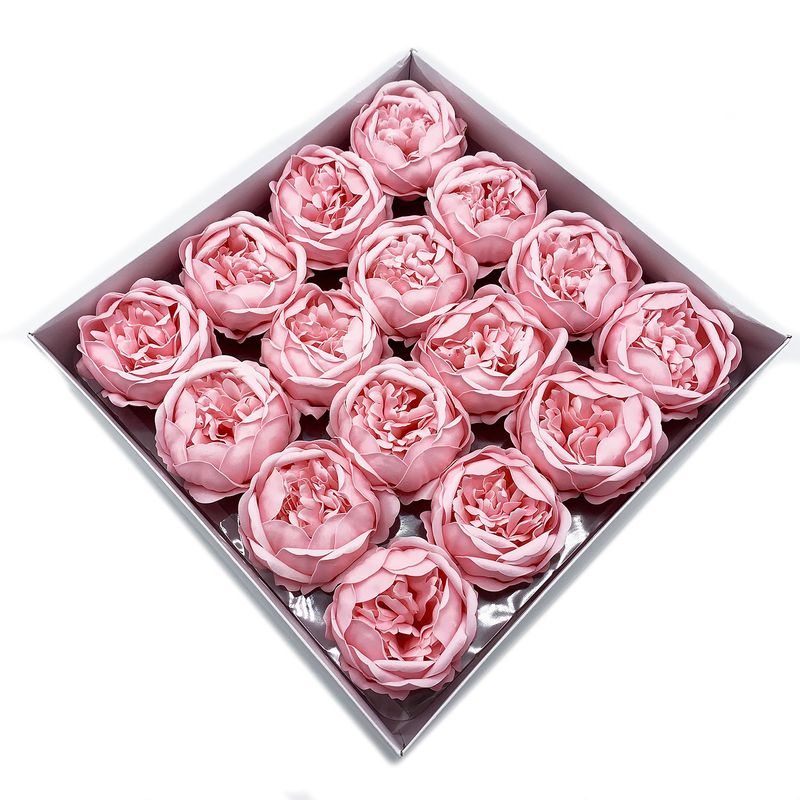 Tvålblommor till Hantverk - Extra Stor Pion - Ljusrosa