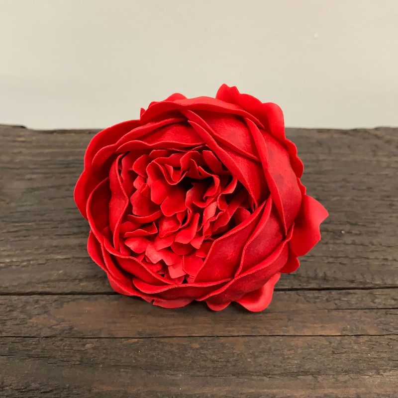 Tvålblommor till Hantverk - Extra Stor Pion - Röd