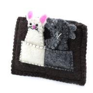 Ficka med Fingerdockor - Elefant & Mus