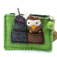 Ficka med Fingerdockor - Uggla & Katt