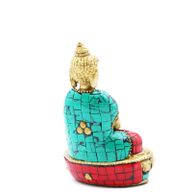Buddhafigur i Mässing - Amitabha - 9.5 cm