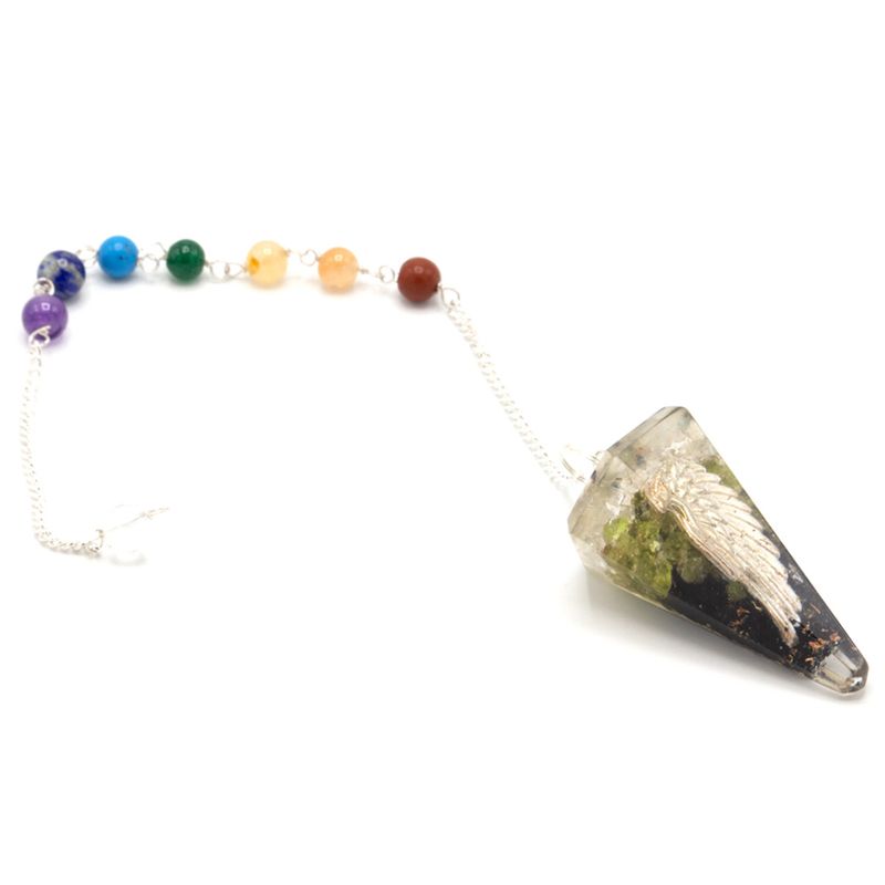 Orgonit Chakra Pendel - Ängelvinge