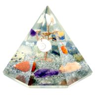 7-sidig Pyramid av Orgonit 90mm - Ädelstenar, Visdomsträd
